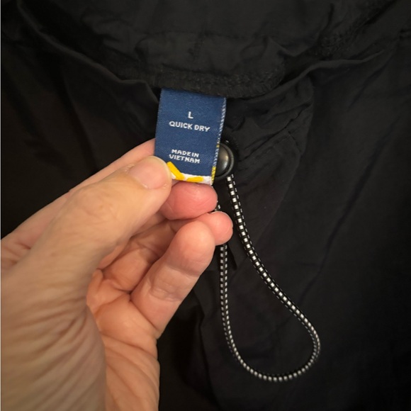 Black Old Navy high waisted utility midi skirt quick dry drawstring waist - Picture 3 of 5